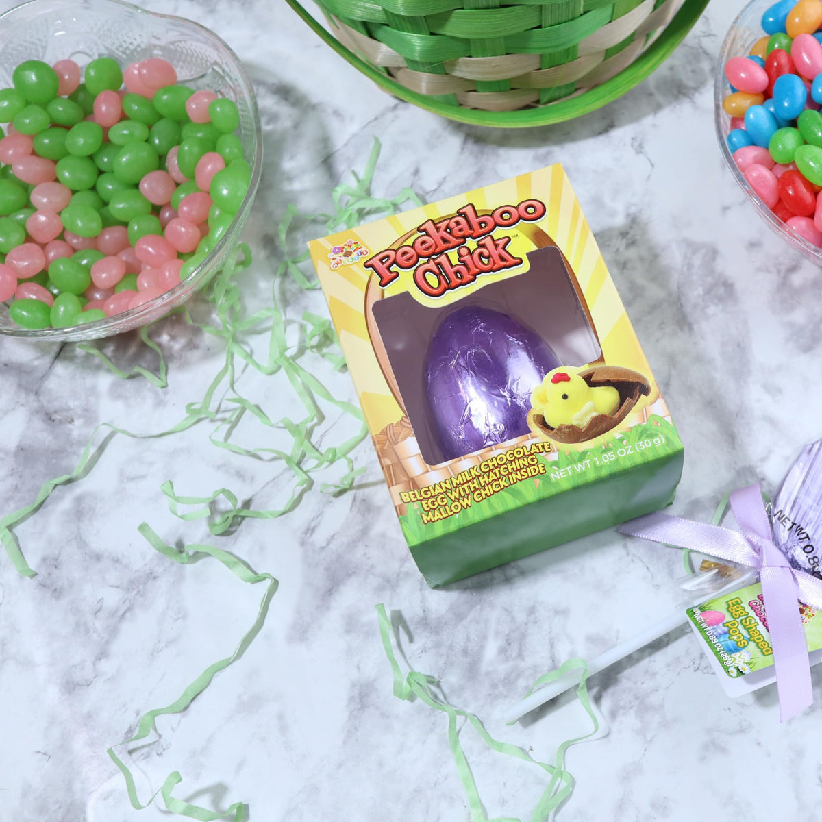Needzo Pastel foil-wrap egg, adds festive color to Easter gift baskets.