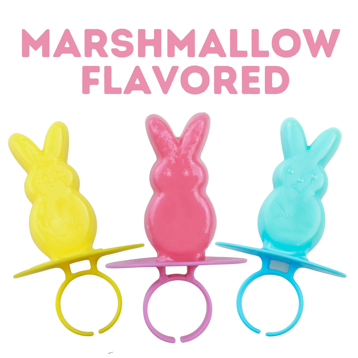 Needzo Peeps Lollipop Rings yellow assortment, adds color to eggs and celebrations.