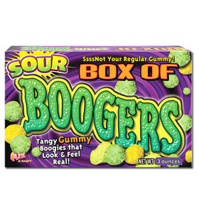 Needzo Snottermelon booger gummies close up showing vivid color
