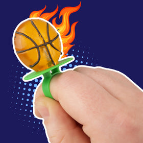 Needzo sports ball candy design—eye-catching treat for basketball-themed celebrations.