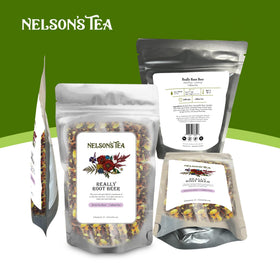 Nelson's Tea Really Root Beer is crafted in Indianapolis, USA with local care.