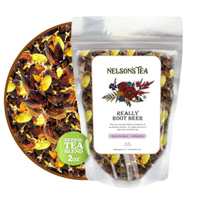 Nelson's Tea Really Root Beer brand story reflects woman-owned values.