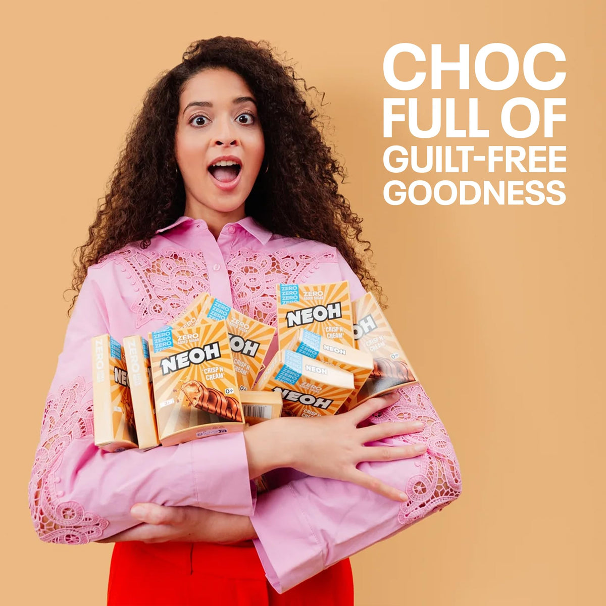 NEOH CRISP N CREAM bar individually wrapped for portability.