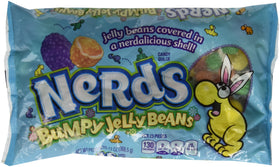 Nerds Big Chewy Jelly Beans bag shows vibrant colors for a playful snack.