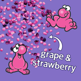 Nerds Grape & Strawberry concession box packaging evokes theater snacks.