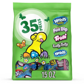 Nerds Easter Variety Seekers bag 35-count, ideal for Easter baskets and egg hunts