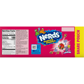 NERDS Gummy Clusters multicolor snack, textural contrast that makes snacking fun.