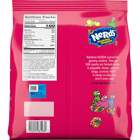 NERDS Gummy Clusters rainbow candy hues brighten playrooms and snack bowls.
