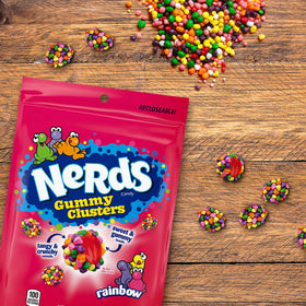NERDS Gummy Clusters snack time pick me up for quick energy