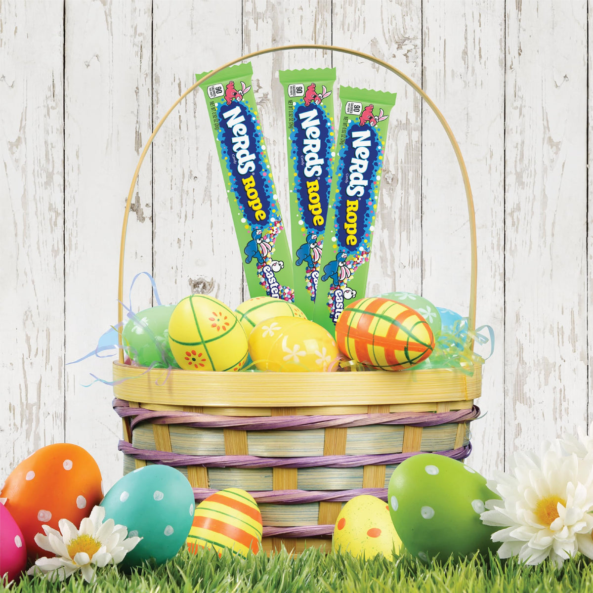 NERDS Hoppin' Rope colorful spring snack ideal for sharing.