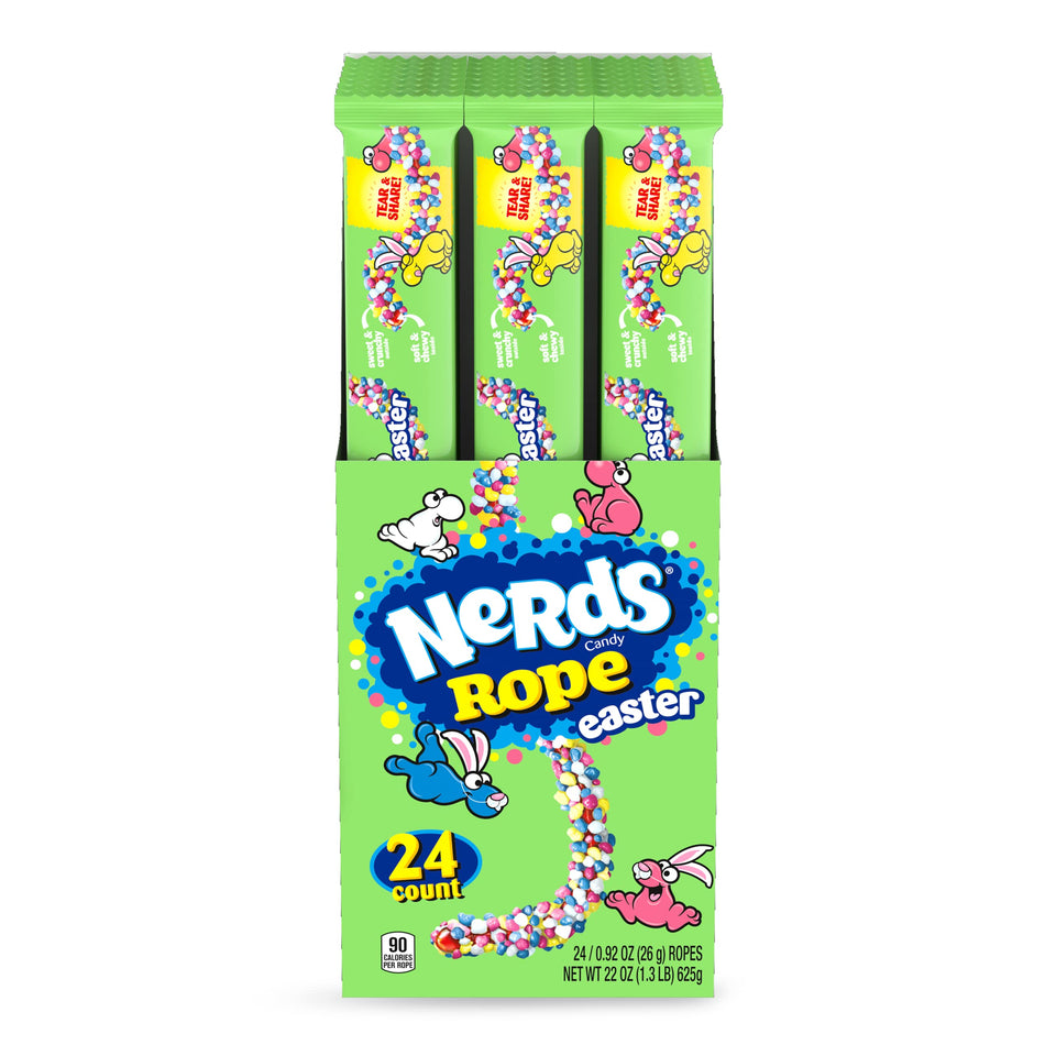 NERDS Hoppin' Rope Easter pack with colorful candy for baskets.