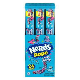 Nerds Rope Very Berry pack front view, ideal for bulk snacking.