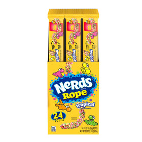 Nerds Rope Tropical 24-pack front view for party sharing and on-the-go snacking.