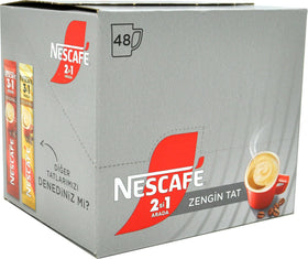 Nescafe 2in1 unsweetened prepared cup ready-to-drink coffee moment.