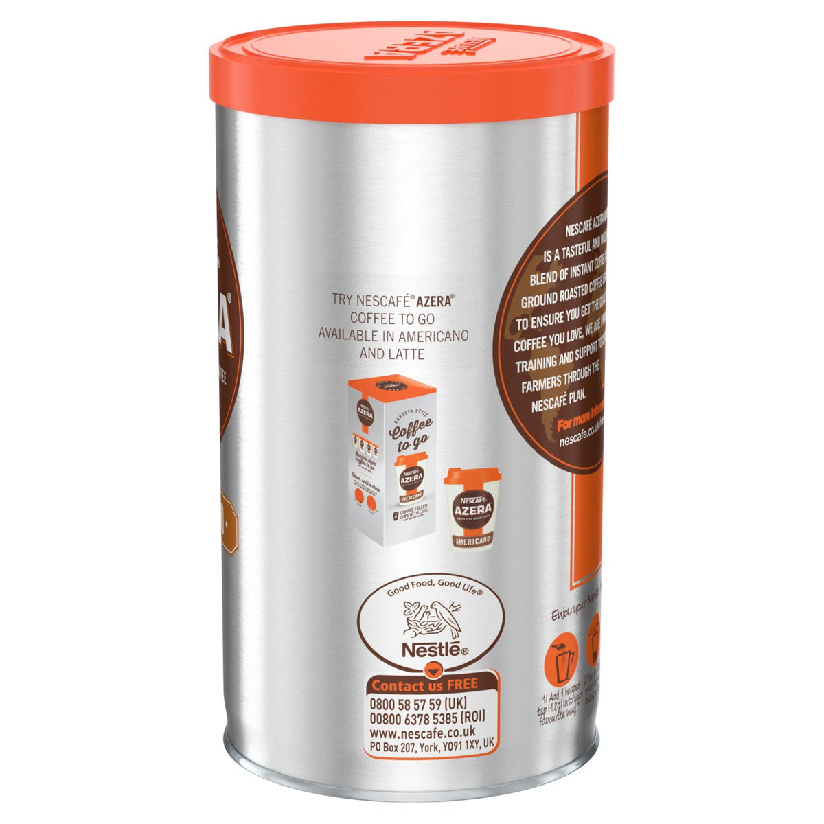 Crema on NESCAFÉ AZERA Americano cup – velvety crema in every cup