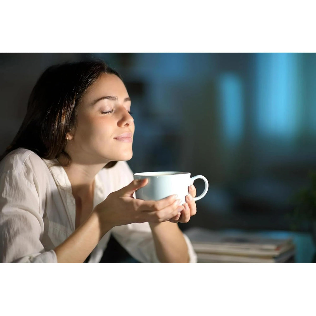 On-the-go NESCAFÉ Cappuccino Decaf sachets fit bags and desks.