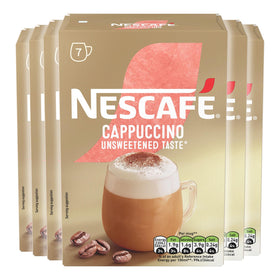 Close-up of rich foam from NESCAFÉ Cappuccino Unsweetened