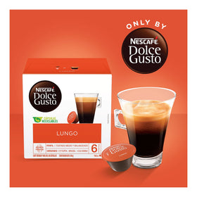 NESCAFÉ Dolce Gusto Lungo capsule ensures easy, consistent brews with compatible machines.