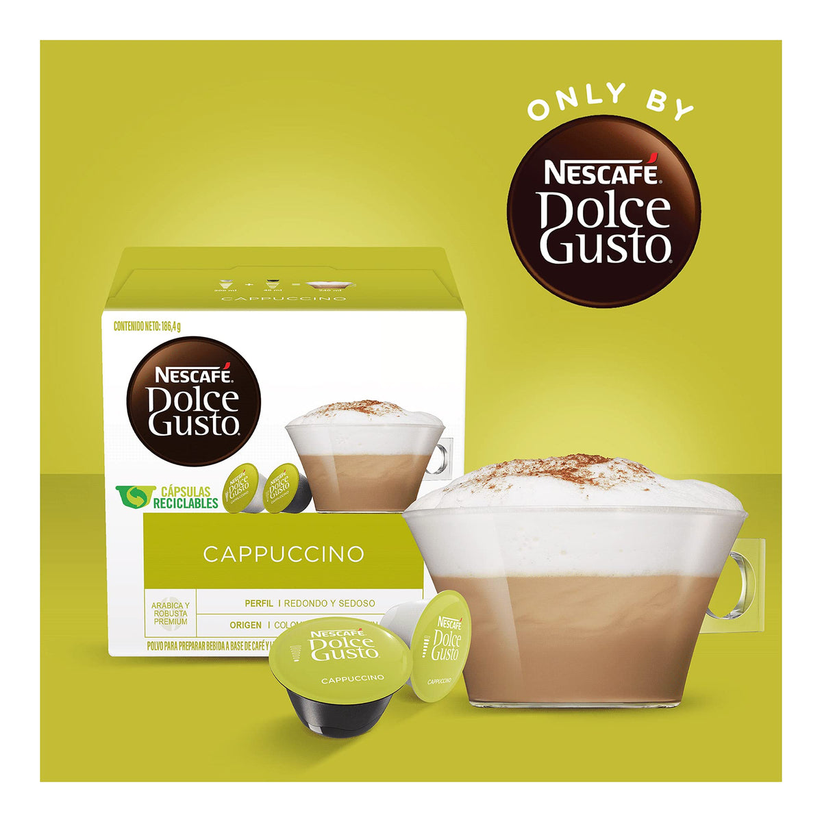NESCAFÉ Dolce Gusto Italian-style Arabica blend, rich and aromatic