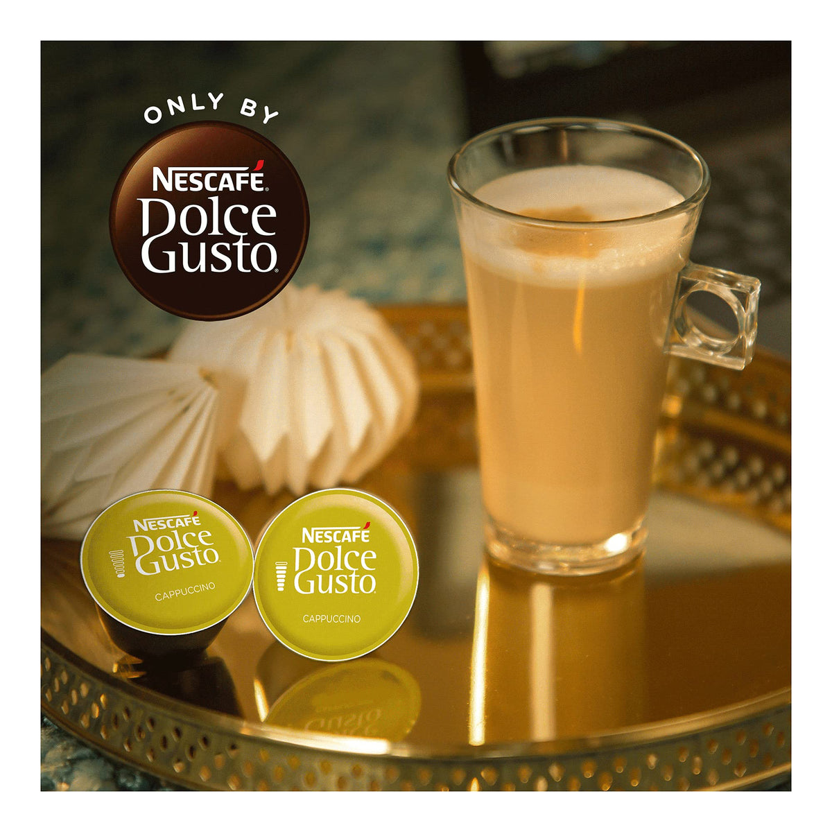 NESCAFÉ Dolce Gusto cup with crema and frothy milk