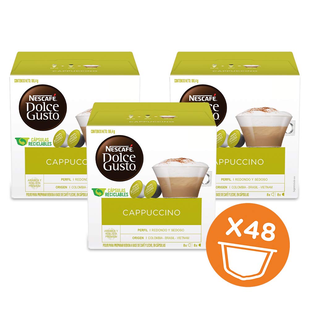 NESCAFÉ Dolce Gusto espresso capsule close-up showing bold Italian roast and crema