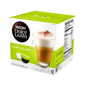 Nescafé Dolce Gusto Cappuccino espresso capsule pod for bold aroma and café-style espresso at home