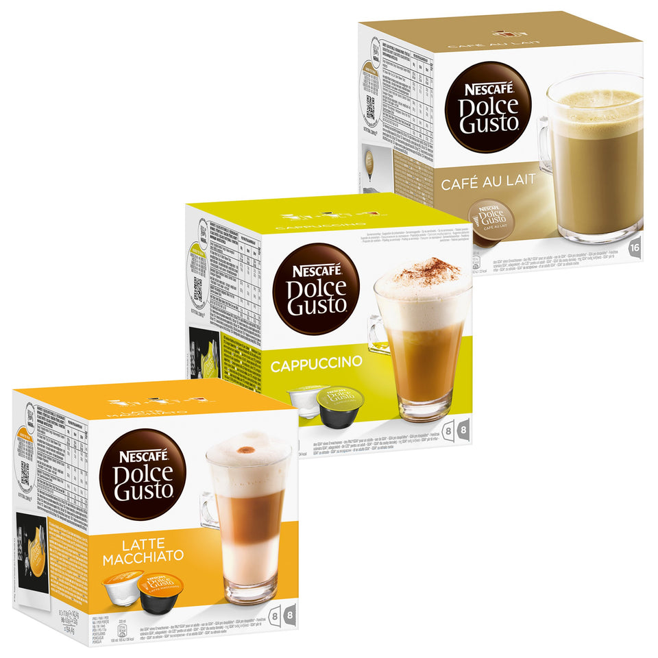 Nescafé Dolce Gusto Cream Set latte macchiato capsules for cafe-style crema at home