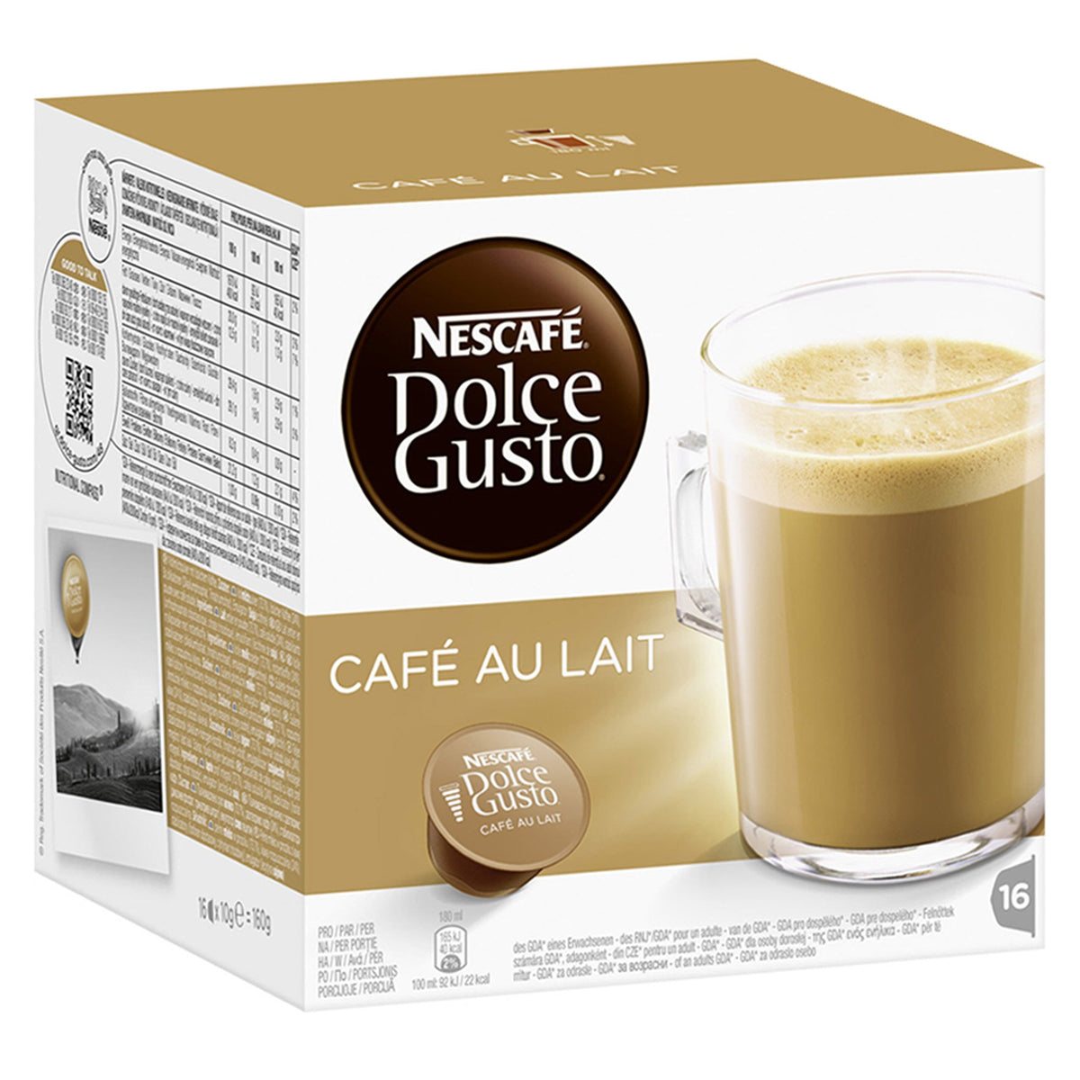 Nescafé Dolce Gusto Cream Set steaming milk visualization conveys creamy texture
