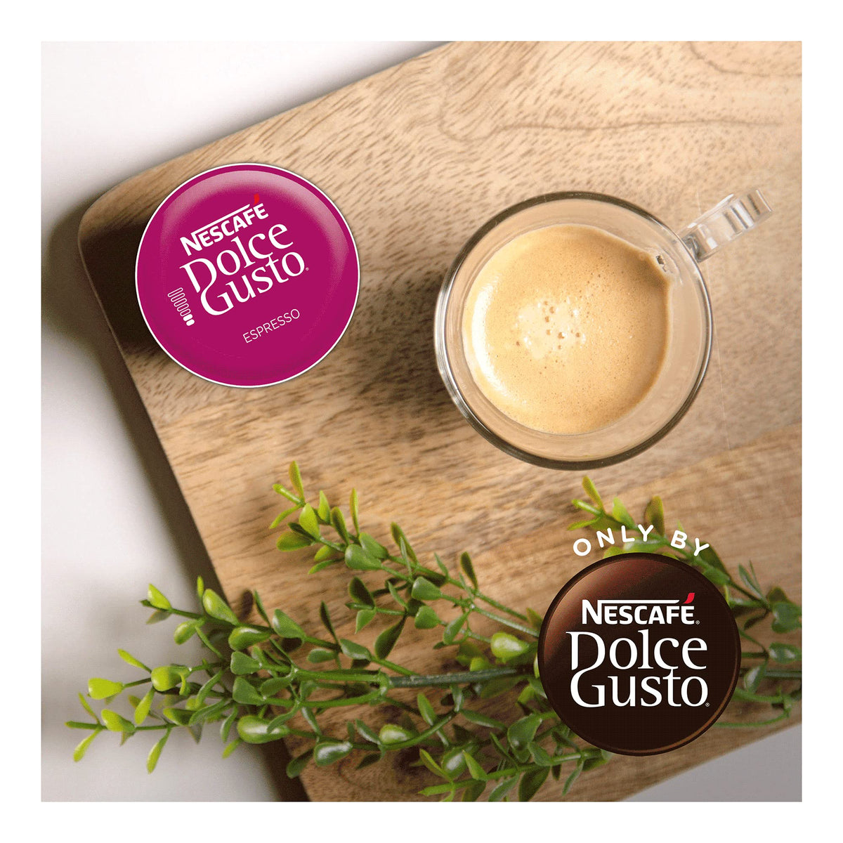 Nescafé Dolce Gusto espresso pods ready to brew a bold cup.