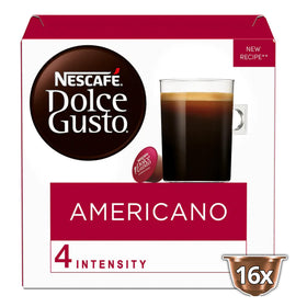 Nescafe Dolce Gusto Americano fruity aroma invites a bright cup.