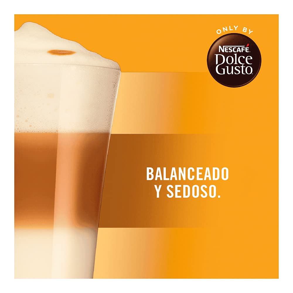 Nescafé Dolce Gusto Latte Macchiato kitchen setup shows convenient pod system.