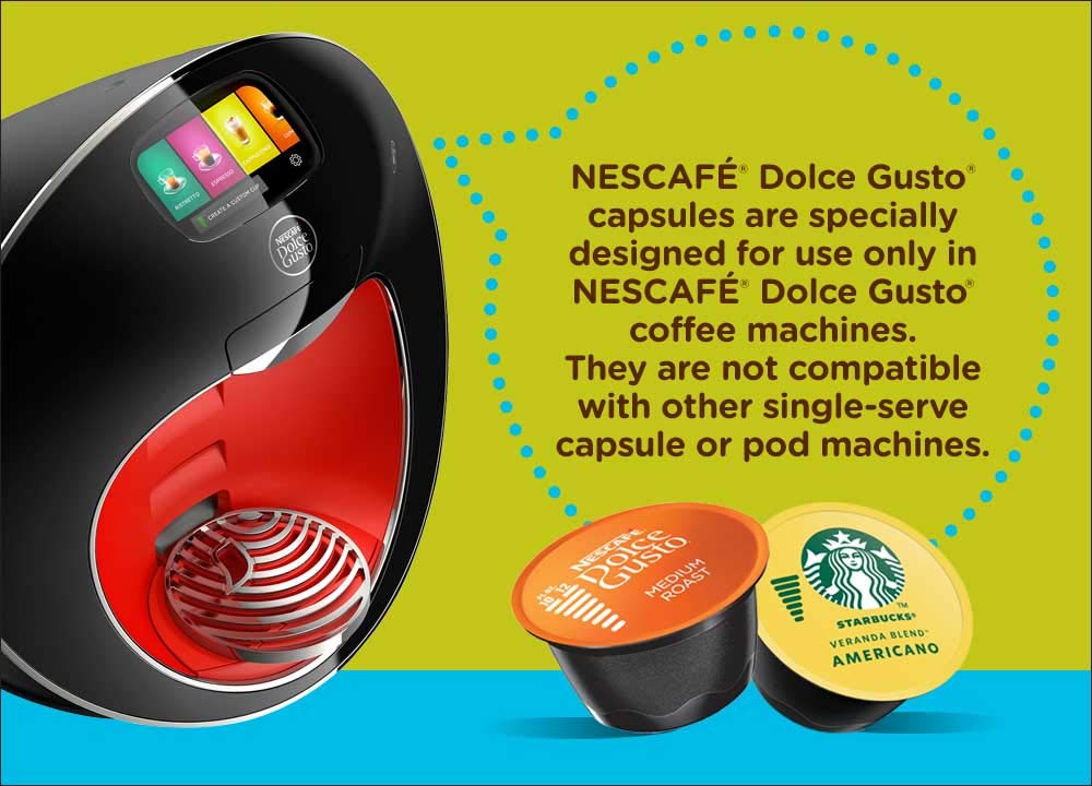 Nescafé Dolce Gusto Latte Macchiato milk capsule delivering creamy texture and balanced sweetness.