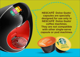 Nescafé Dolce Gusto Latte Macchiato milk capsule delivering creamy texture and balanced sweetness.