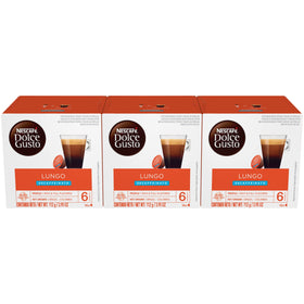 Nescafe Dolce Gusto Lungo Decaf recyclable capsules—TerraCycle program makes recycling easy.