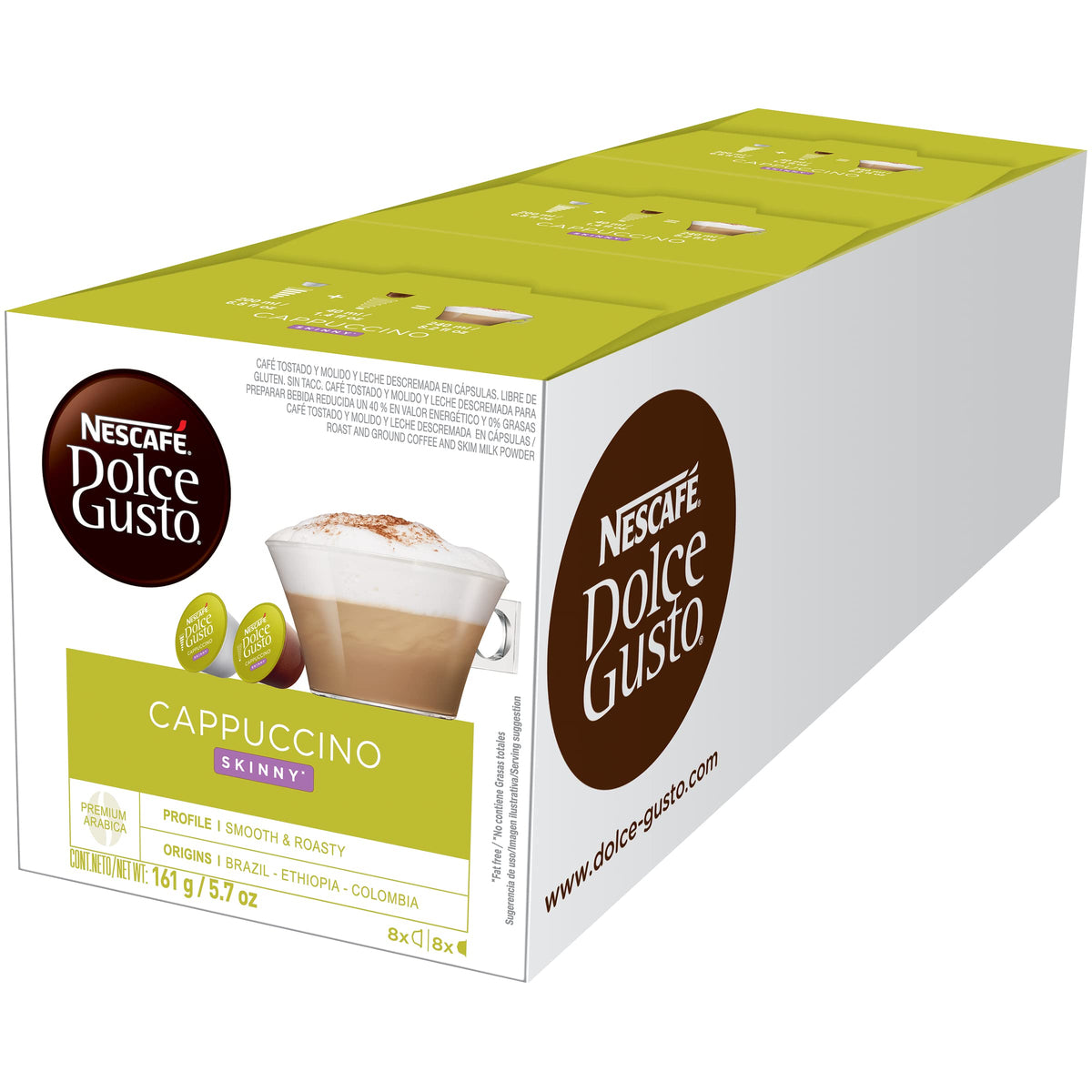 Nescafé Dolce Gusto Skinny Cappuccino aroma enhancing at-home coffee moments