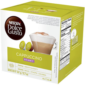 Nescafé Dolce Gusto Skinny Cappuccino crema highlights rich finish