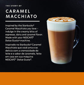 100% Arabica beans highlighted in Starbucks Caramel Macchiato capsules