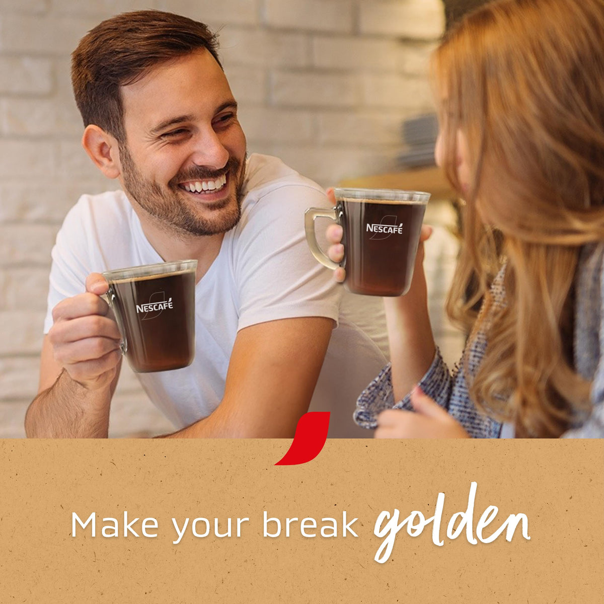 NESCAFÉ GOLD BLEND aroma rising from a steaming cup, inviting morning rituals