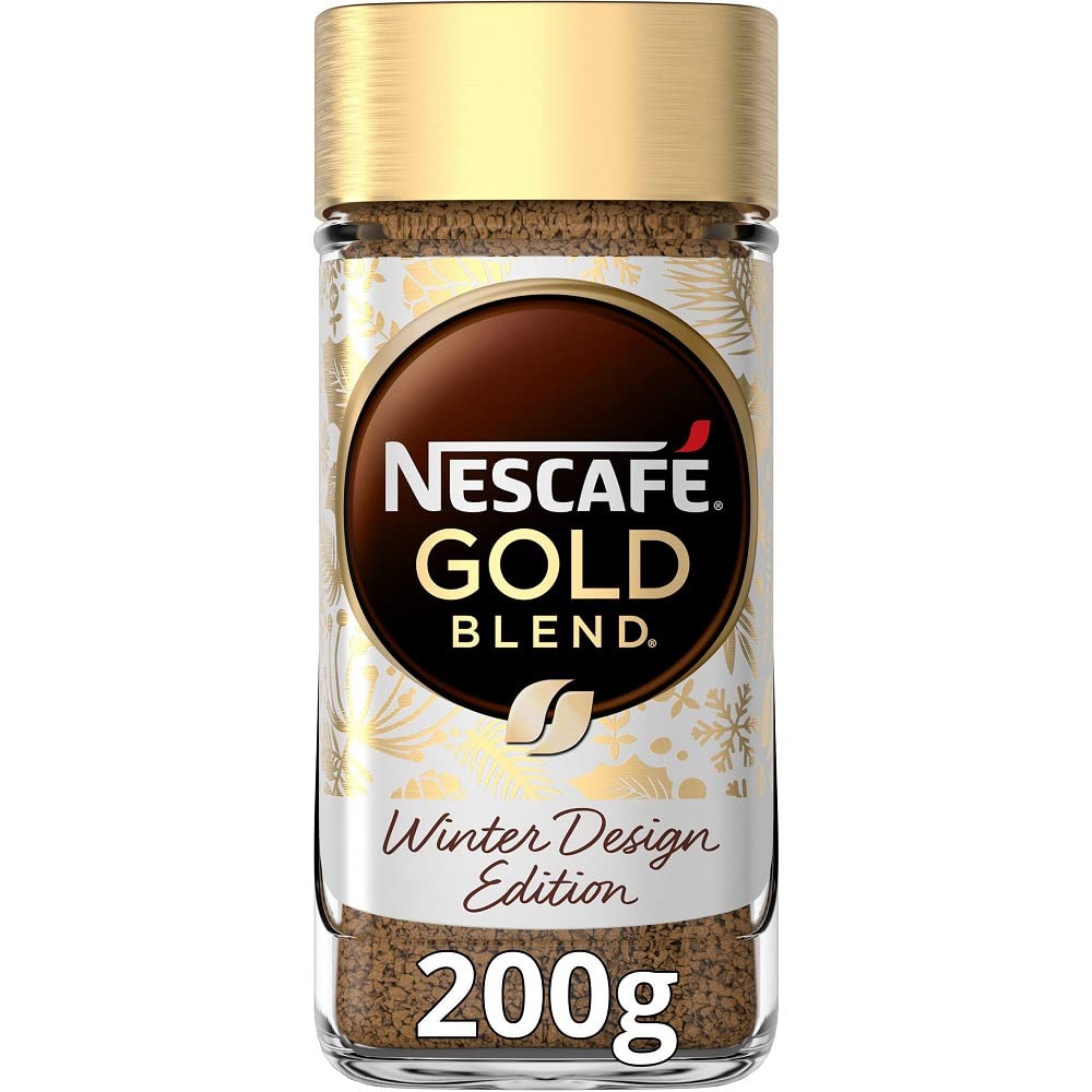 Nescafe Gold Blend cup steaming, smooth and balanced start to the day