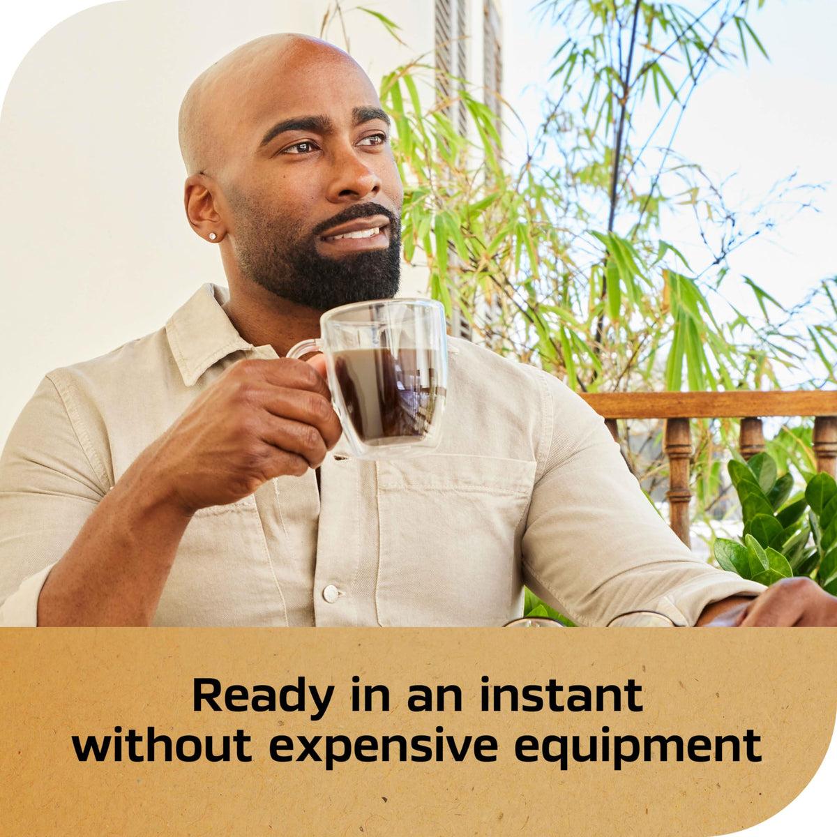 NESCAFÉ Gold Espresso Blonde golden Arabica beans indicate premium quality.