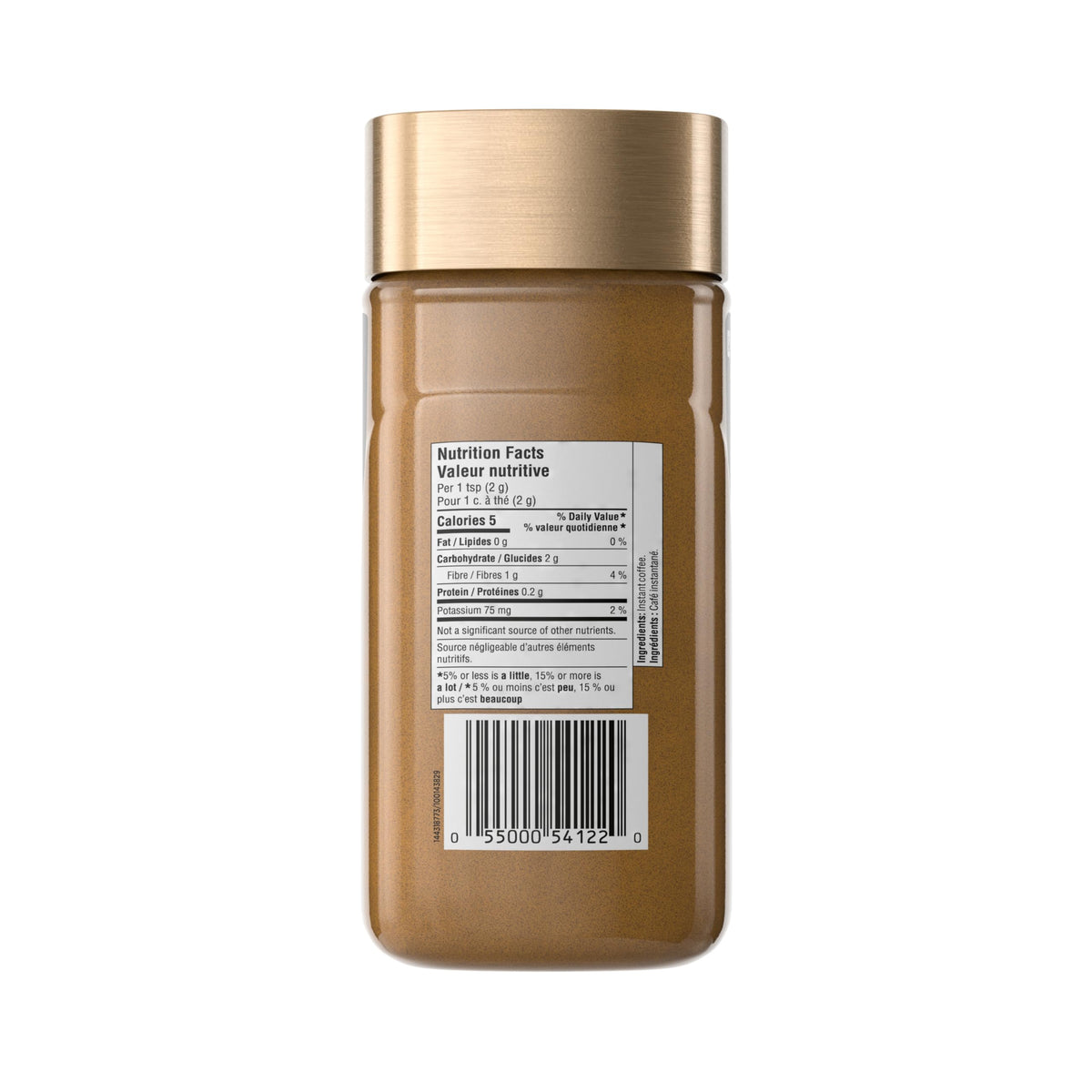 NESCAFÉ Gold Espresso jar with Canadian import label.
