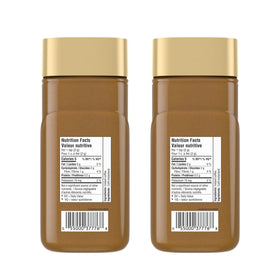 Nescafe Gold Espresso crema closeup highlights velvety crema and rich aroma.