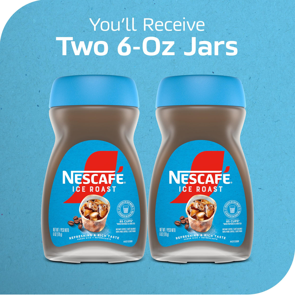 NESCAFÉ Ice Roast two-jar pack ideal for sharing.