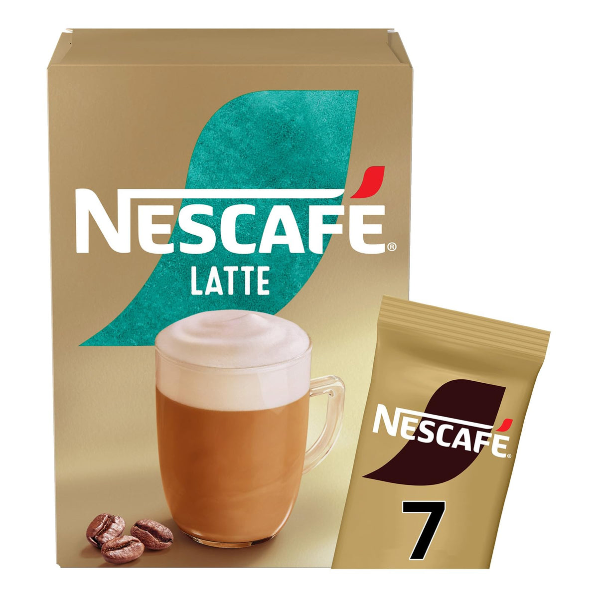 Creamy latte with silky froth, ready to enjoy