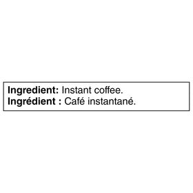 Canada-import label on Nescafe Rich tin signals imported origin.