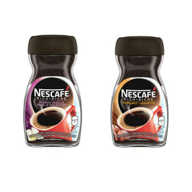 NESCAFÉ Rich Hazelnut jar with nutty aroma for a cozy morning coffee.