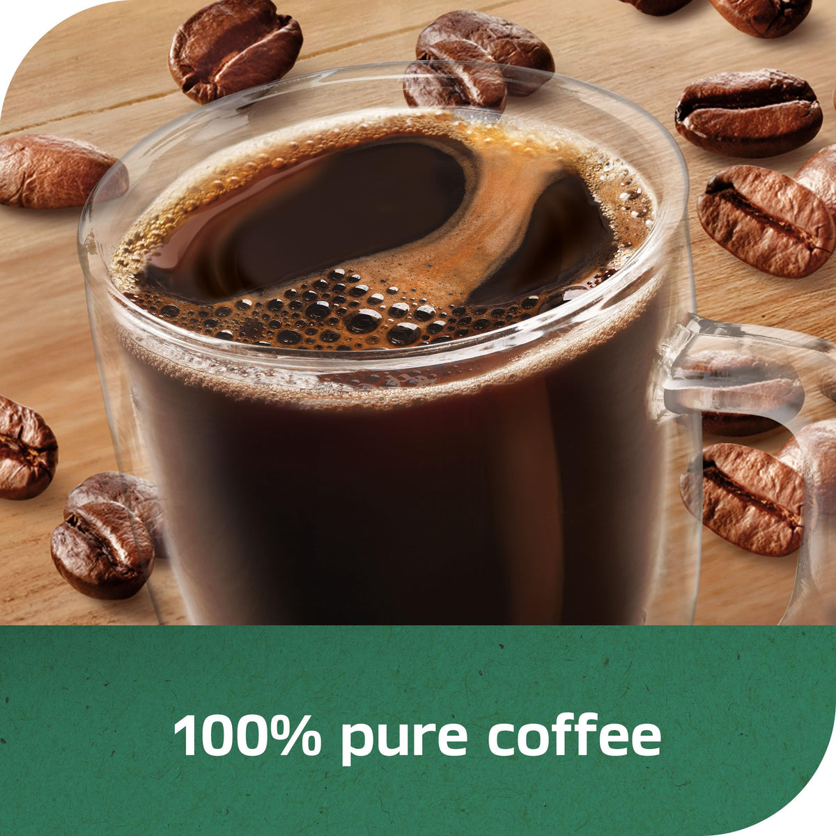 NESCAFÉ Taster's Choice Decaf cup on kitchen counter ready to enjoy