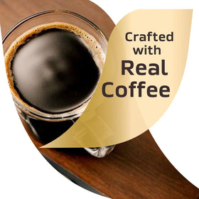 Roasted coffee beans signaling premium sourcing and flavor.