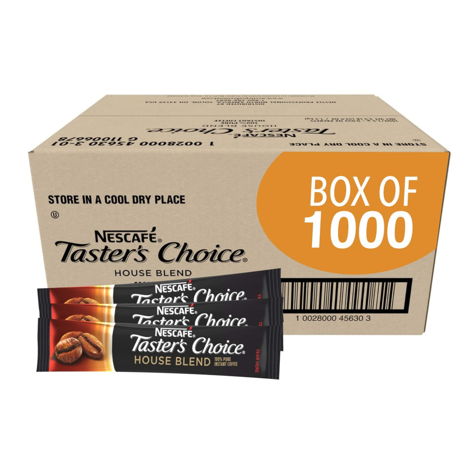 Nescafe Taster's Choice light roast bulk pack for quick, consistent mornings