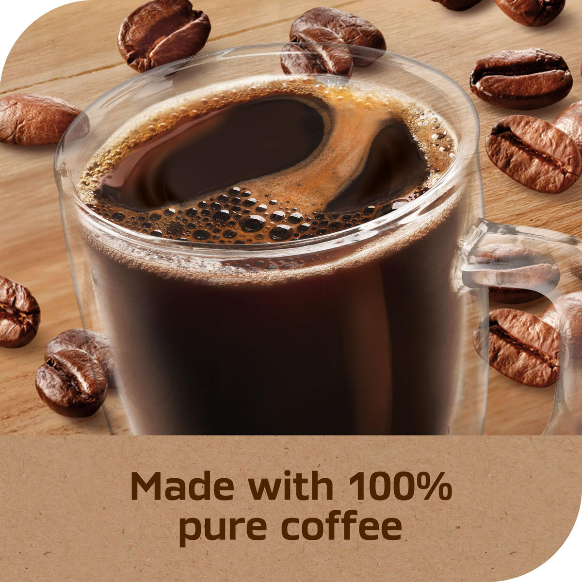 Precise single-serve packets measure a perfect cup.